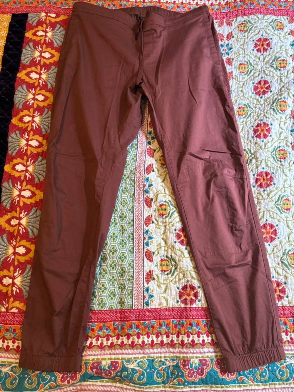 Black Diamond Burgundy Pants